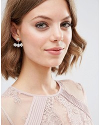 Boucles d'oreilles grises Asos