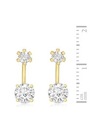 Boucles d'oreilles jaunes Carissima Gold