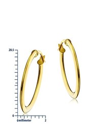 Boucles d'oreilles jaunes Miore