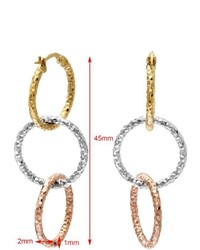 Boucles d'oreilles marron clair Citerna