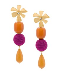 Boucles d'oreilles multicolores Lizzie Fortunato Jewels