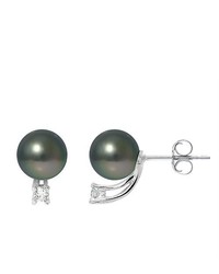 Boucles d'oreilles noires Pearls & Colors