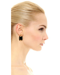 Boucles d'oreilles noires Marni