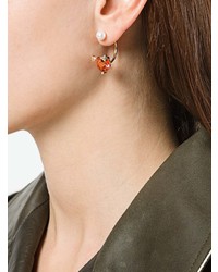 Boucles d'oreilles orange Delfina Delettrez