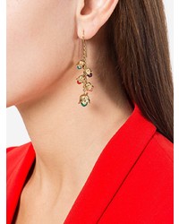Boucles d'oreilles ornées de perles dorées Aurelie Bidermann