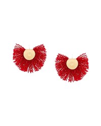 Boucles d'oreilles rouges Katerina Makriyianni