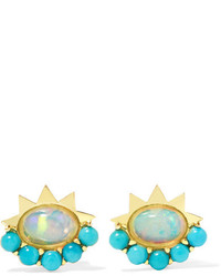 Boucles d'oreilles turquoise Ileana Makri