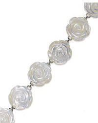 Bracelet à fleurs blanc