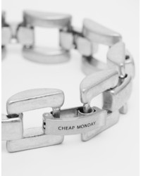 Bracelet argenté Cheap Monday