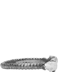 Bracelet argenté Alexander McQueen