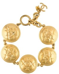 Bracelet doré Chanel