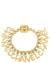 Bracelet doré Chanel