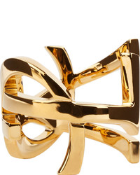 Bracelet doré Saint Laurent