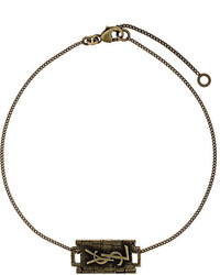 Bracelet doré Saint Laurent
