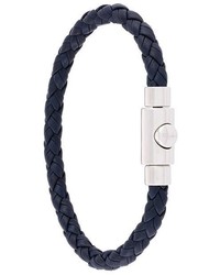 Bracelet en cuir bleu clair Salvatore Ferragamo