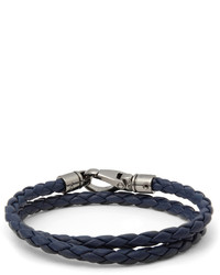 Bracelet en cuir bleu marine Tod's