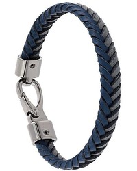 Bracelet en cuir bleu Tod's