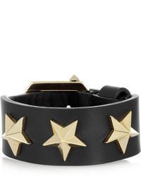 Bracelet en cuir noir Givenchy