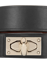 Bracelet en cuir noir Givenchy