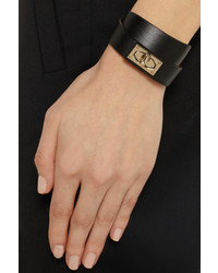 Bracelet en cuir noir Givenchy