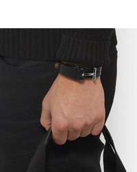 Bracelet en cuir noir Tom Ford