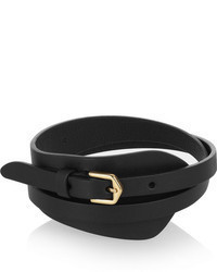 Bracelet en cuir noir Tod's