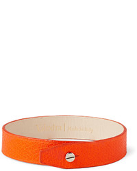 Bracelet en cuir orange Valextra