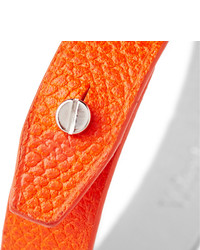 Bracelet en cuir orange Valextra