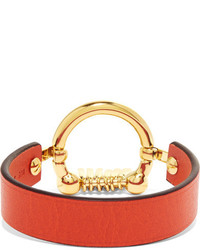 Bracelet en cuir rouge Chloé