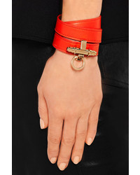 Bracelet en cuir rouge Givenchy