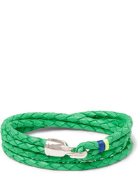 Bracelet en cuir vert Miansai