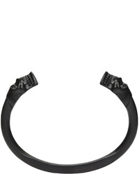 Bracelet noir Alexander McQueen