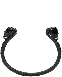 Bracelet noir Alexander McQueen