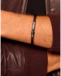 Bracelet noir Emporio Armani