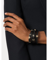 Bracelet noir Versace