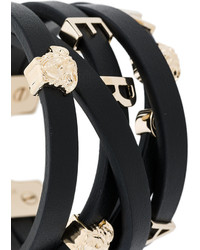 Bracelet noir Versace