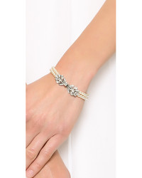 Bracelet orné de perles blanc Ben-Amun