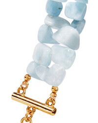 Bracelet orné de perles bleu clair Kenneth Jay Lane