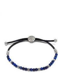 Bracelet orné de perles bleu
