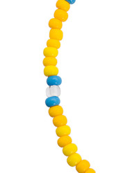 Bracelet orné de perles jaune Luis Morais