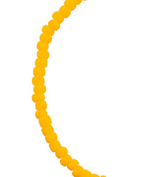 Bracelet orné de perles jaune Luis Morais