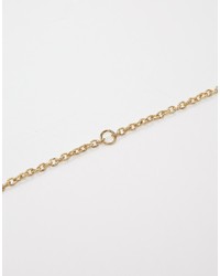 Bracelet orné de perles marron Asos