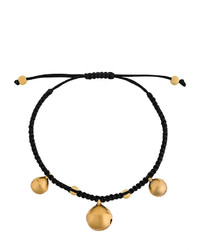 Bracelet orné de perles noir