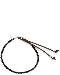 Bracelet orné de perles noir Catherine Michiels