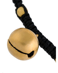 Bracelet orné de perles noir
