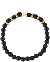Bracelet orné de perles noir fe-fe