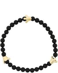 Bracelet orné de perles noir Shaun Leane