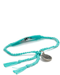 Bracelet orné de perles turquoise Venessa Arizaga