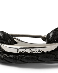 Bracelet tressé noir Paul Smith