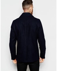 Caban bleu marine Asos